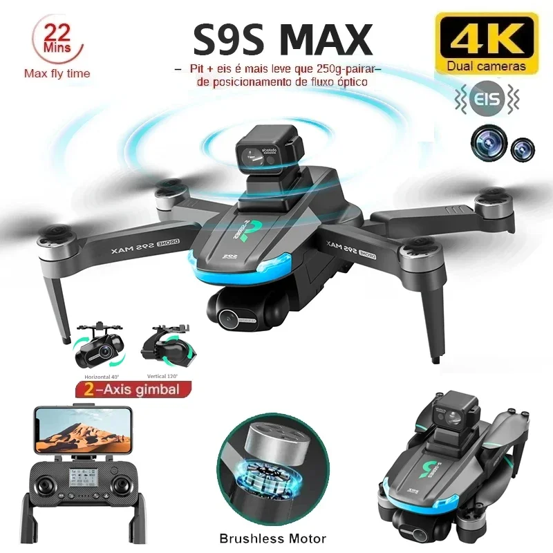 Drone Camera 4K - NEW S9S MAX MINI Drone 4K